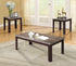 Carly 3Pc Pack Coffee/End Table Set